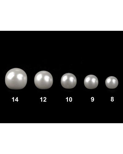 Perla k našitiu / gombík Ø12 mm - 10 ks | Mimib