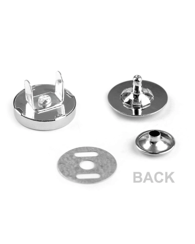Magnetické zapínanie Ø18 mm s nitom - 5 sada | Mimib