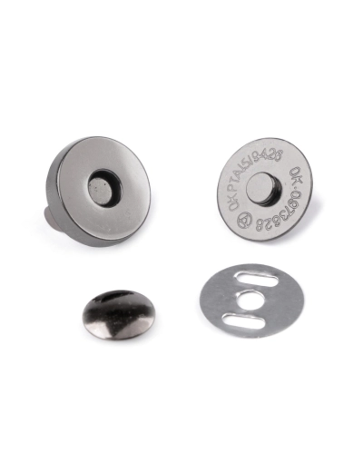 Magnetické zapínanie Ø18 mm s nitom - 5 sada | Mimib