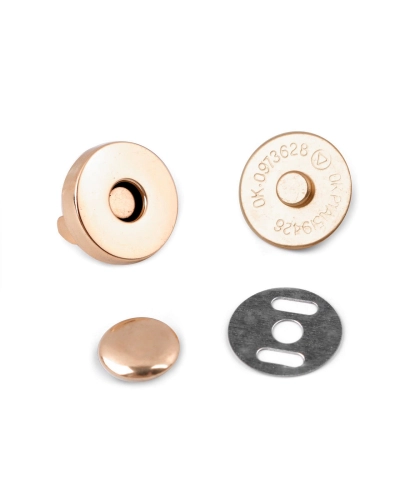 Magnetické zapínanie Ø18 mm s nitom - 5 sada | Mimib