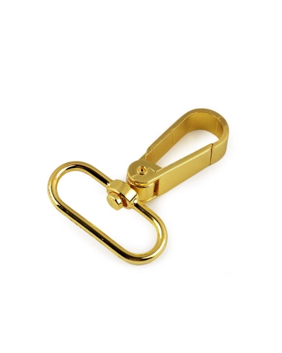 Kovová karabína otočná, prievlak 32 mm - 1 ks