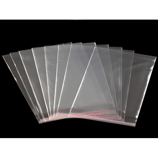 PP vrecko s lepiacou lištou 16x16 cm - 100 ks | Mimib