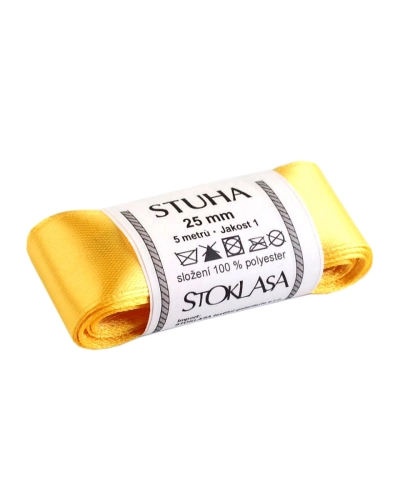 Atlasová stuha zväzky po 5 m šírka 25 mm - 5 m | Mimib