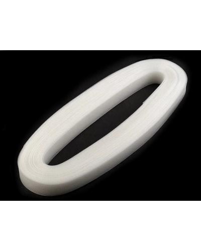 Modistická krinolína na vystuženie šiat a výrobu fascinátorov  šírka 2,5 cm - 1 m | Mimib