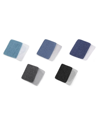 Nažehlovacie záplaty riflové 5,3x7,9 cm - 2 ks | Mimib