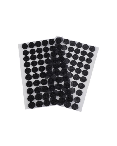 Suchý zips samolepiaci kolieska  Ø15 mm - 1 karta | Mimib