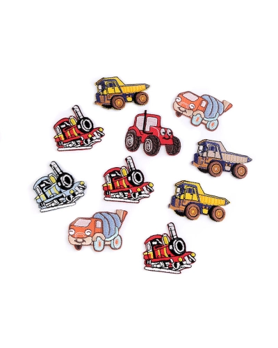Nažehlovačka nákladné auto, traktor, bager, vláčik, miešačka - 1 ks | Mimib