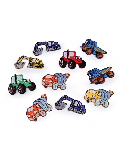 Nažehlovačka nákladné auto, traktor, bager, vláčik, miešačka - 1 ks | Mimib