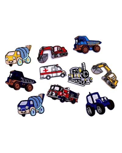 Nažehlovačka nákladné auto, traktor, bager, vláčik, miešačka - 1 ks | Mimib