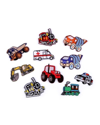 Nažehlovačka nákladné auto, traktor, bager, vláčik, miešačka - 1 ks | Mimib