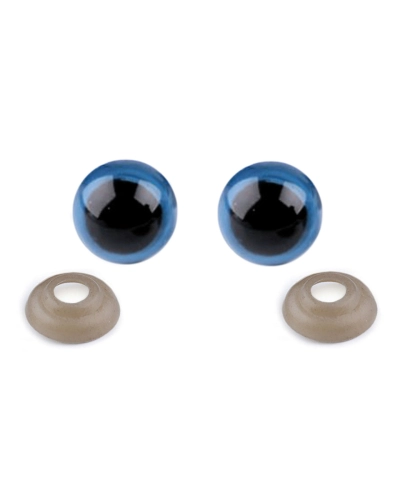 Oči s poistkou Ø10 mm - 10 ks | Mimib