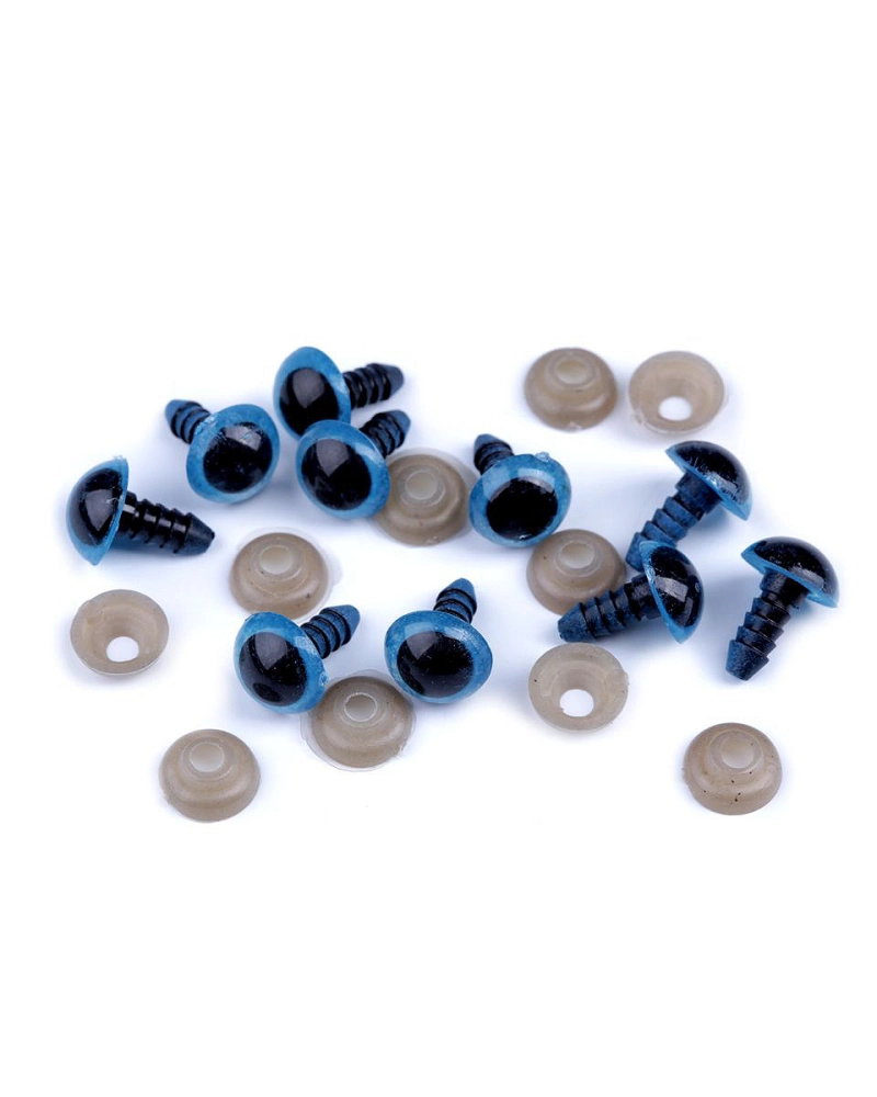 Oči s poistkou Ø10 mm - 10 ks | Mimib