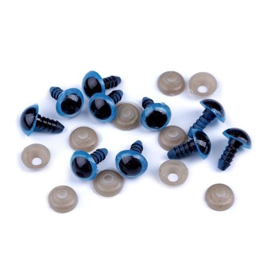 Oči s poistkou Ø10 mm - 10 ks | Mimib