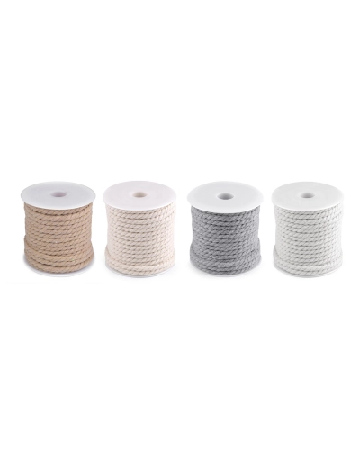 Bavlnená šnúra krútená Ø5 mm macrame - 15 m | Mimib