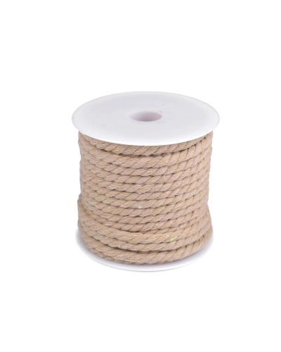 Bavlnená šnúra krútená Ø5 mm macrame - 15 m | Mimib