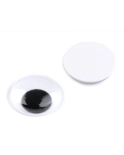 Samolepiace oči Ø18 mm - 50 ks
