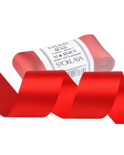 Atlasová stuha obojlíca zväzky po 5 m šírka 40 mm - 5 m | Mimib