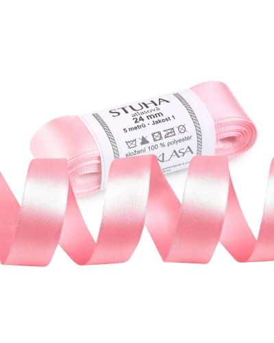 Atlasová stuha obojlíca zväzky po 5 m šírka 24 mm - 5 m | Mimib
