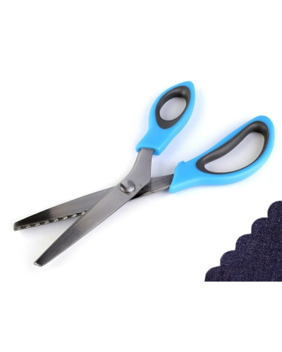 Nožničky entlovacie dĺžka 24 cm oblúčiky / zúbky - 1 ks | Mimib