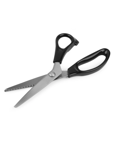 Nožničky entlovacie dĺžka 24 cm oblúčiky / zúbky - 1 ks | Mimib