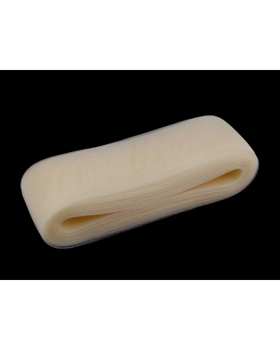 Modistická krinolína na vystuženie šiat a výrobu fascinátorov šírka 10 cm - 1 m | Mimib