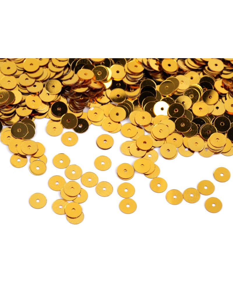 Flitre hladké Ø6 mm s metalickým efektom - 50 g | Mimib