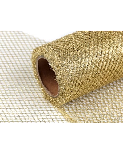 Dekoračná stuha / sieťka s lurexom šírka 15 cm - 4.5 m | Mimib