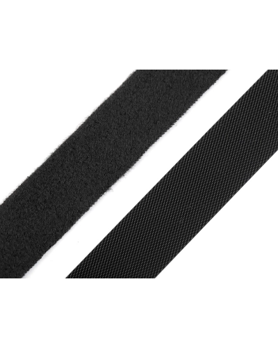Nízkoprofilový suchý zips háčik + plyš šírka 20 mm jemný - 5 m | Mimib