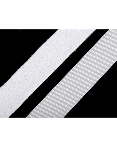 Nízkoprofilový suchý zips háčik + plyš šírka 20 mm jemný - 5 m | Mimib