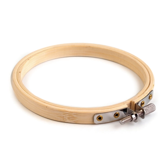 Vyšívací kruh bambusový Ø10 cm - 1 ks | Mimib
