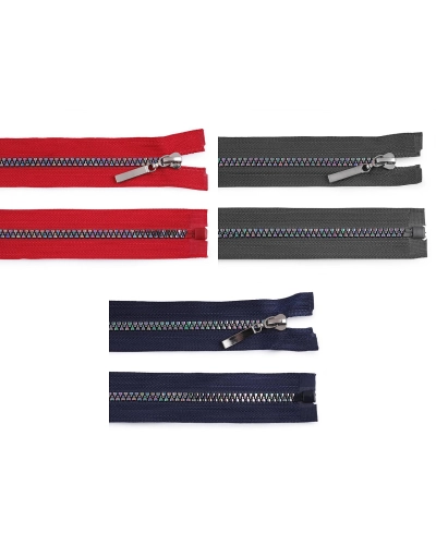 Dúhový kostený zips No 5 dĺžka 40 cm - 1 ks | Mimib