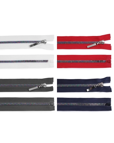 Dúhový kostený zips No 5 dĺžka 50 cm - 1 ks | Mimib