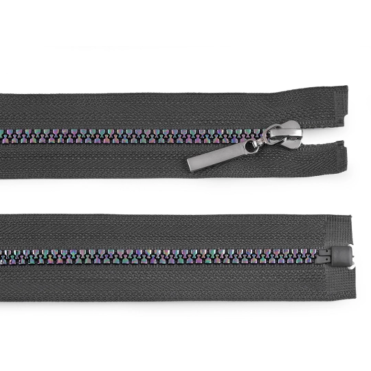 Dúhový kostený zips No 5 dĺžka 50 cm - 1 ks | Mimib