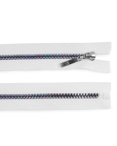 Dúhový kostený zips No 5 dĺžka 50 cm - 1 ks | Mimib