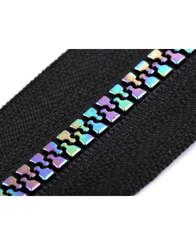 Dúhový kostený zips No 5 dĺžka 60 cm - 1 ks | Mimib