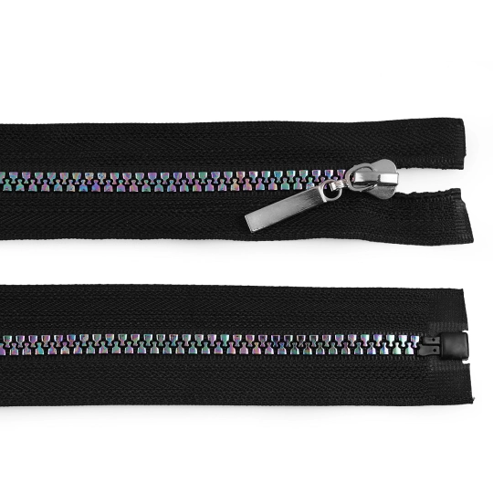 Dúhový kostený zips No 5 dĺžka 60 cm - 1 ks | Mimib