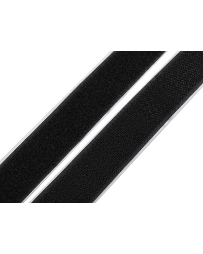 Suchý zips háčik + plyš samolepiaci šírka 30 mm - 1 m | Mimib