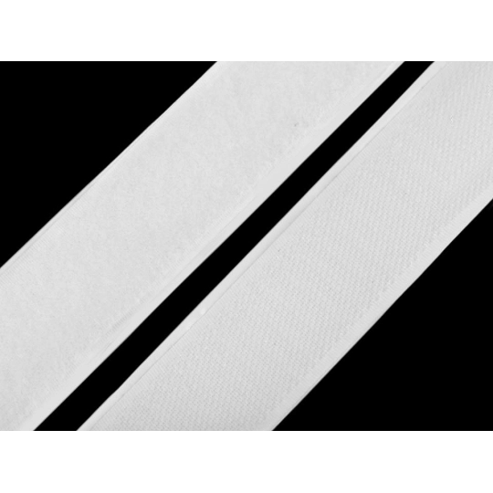 Suchý zips háčik + plyš samolepiaci šírka 30 mm - 1 m | Mimib