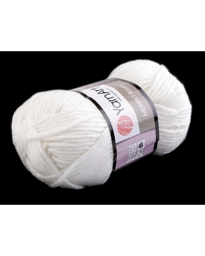 Pletacia priadza Merino hrčky 100 g - 1 ks | Mimib