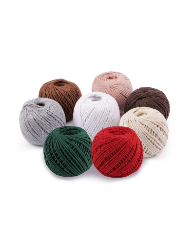 Bavlnený povrázok macrame Ø2 mm - 1 ks | Mimib