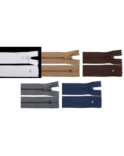 Špirálový zips No 3 dĺžka 16 cm autolock - 1 ks | Mimib