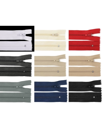 Špirálový zips No 3 dĺžka 20 cm autolock - 1 ks | Mimib