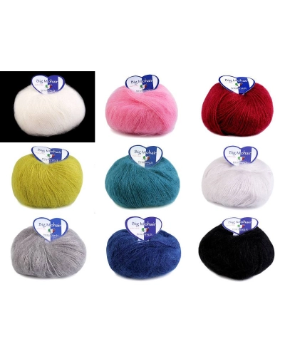 Pletacia priadza Big Mohair 25 g - 1 ks | Mimib