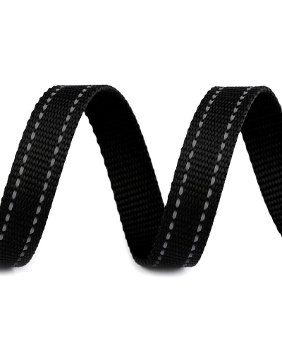 Popruh šírka 20 mm s reflexným prešitím - 1 m | Mimib