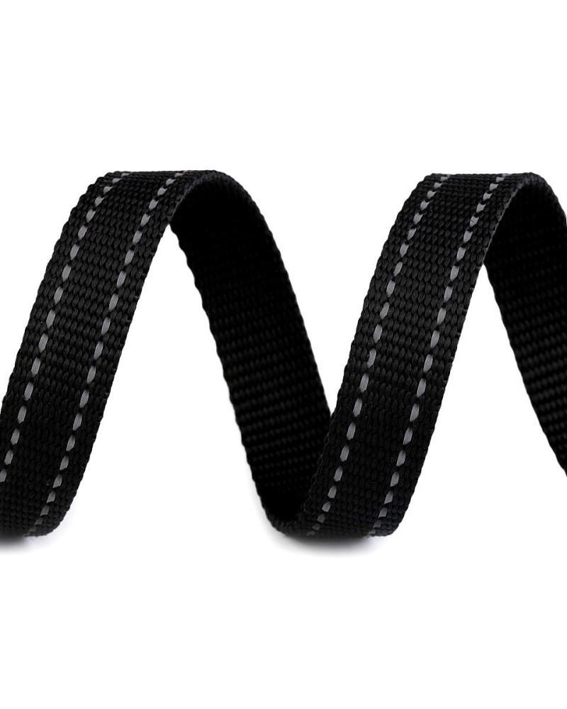 Popruh šírka 20 mm s reflexným prešitím - 1 m | Mimib