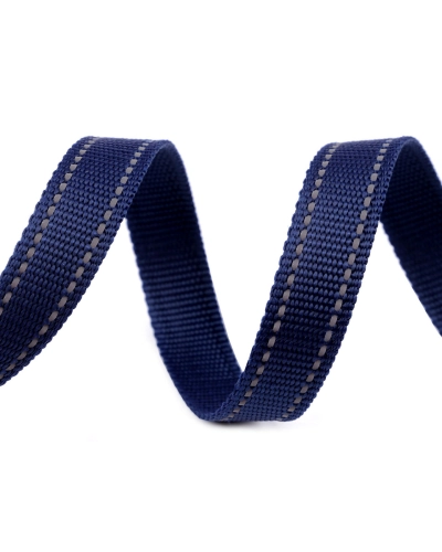 Popruh šírka 20 mm s reflexným prešitím - 1 m | Mimib