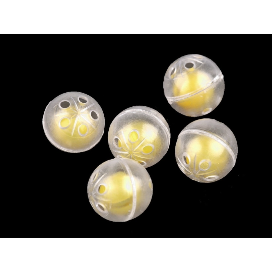 Hrkálka gulička Ø2,4 a 2,6 cm - 5 ks | Mimib