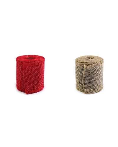 Stuha imitácia juty šírka 50 mm - 1 ks | Mimib
