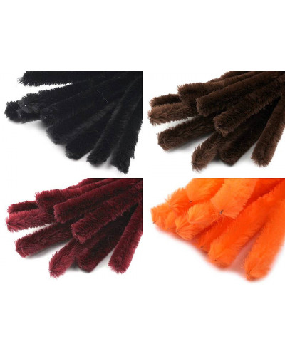 Chlpaté modelovacie drôtiky  Ø15 mm dĺžka 30 cm | Mimib