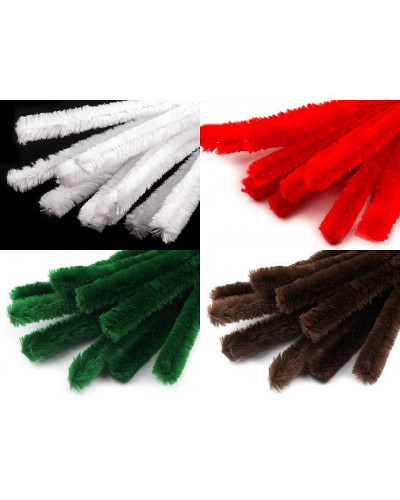 Chlpaté modelovacie drôtiky  Ø15 mm dĺžka 30 cm | Mimib